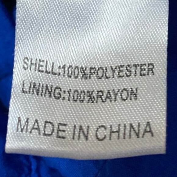 Urban Outfitters Kiss the Sky Blue Floral Cutout Balloon Sleeve Mini Dress Sz S - Picture 5 of 5